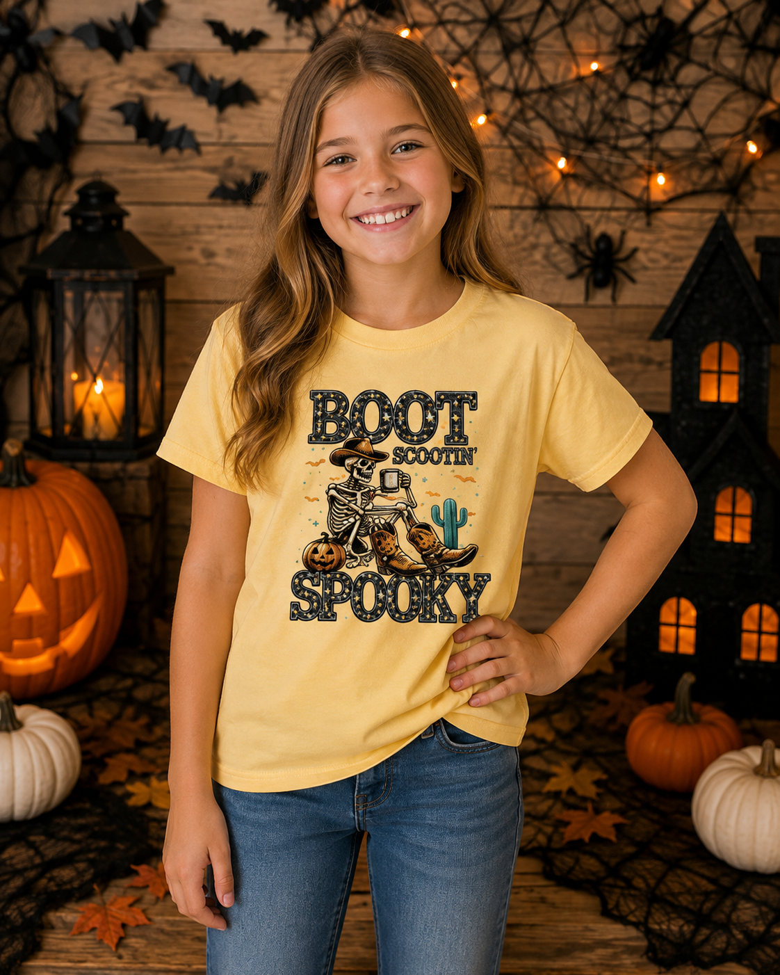 Boot Scootin Spooky Youth Shirt