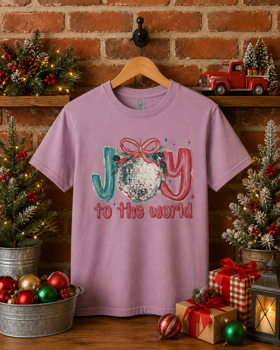 JOY to the World Adult Shirt (Gildan SoftStyle)