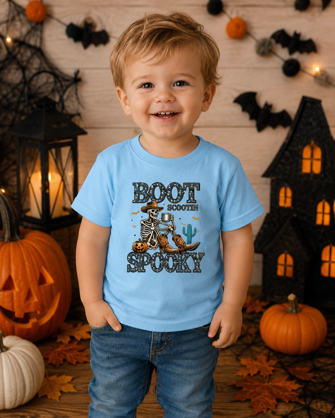 Boot Scootin Spooky Toddler Shirt