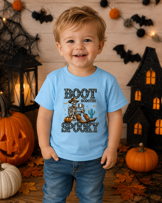 Boot Scootin Spooky Toddler Shirt