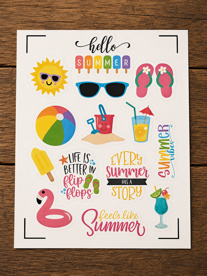 Journal Sticker Sheets