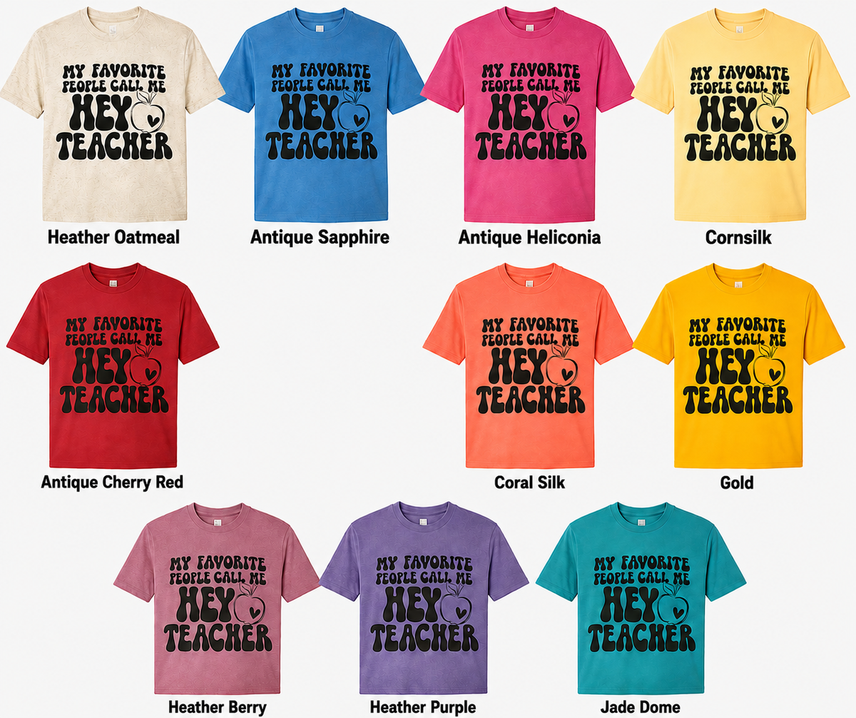 Hey Teacher Adult Shirt (Gildan SoftStyle)