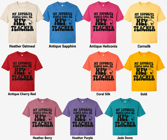 Hey Teacher Adult Shirt (Gildan SoftStyle)