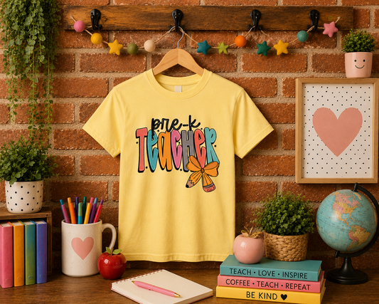 Pre-K Teacher Adult Shirt (Gildan SoftStyle)