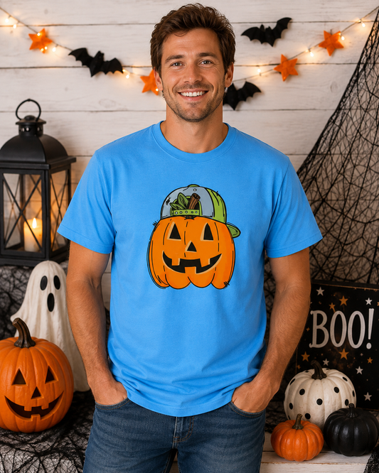 Pumpkin Boy Adult Shirt