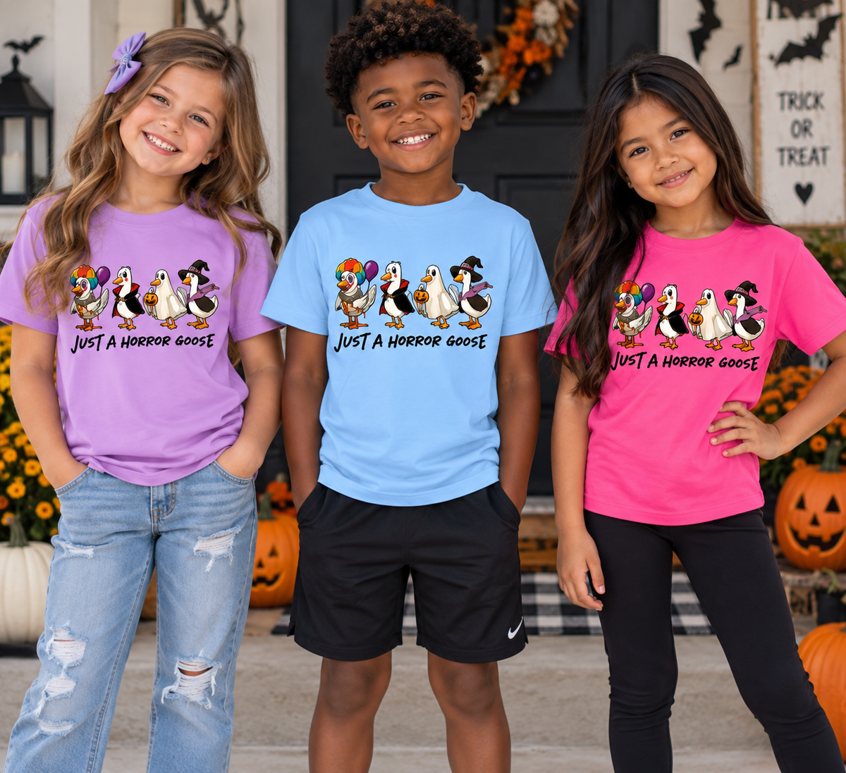 Just a Horror Goose Youth Shirt
