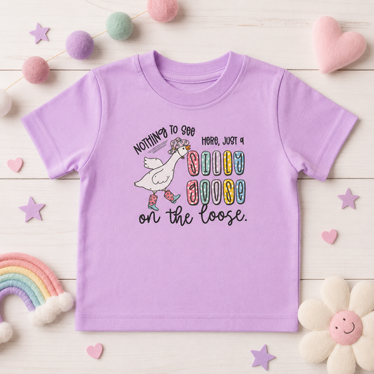 Silly Goose on the Loose Toddler Shirt