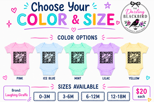 Yellow Jackets Onesie
