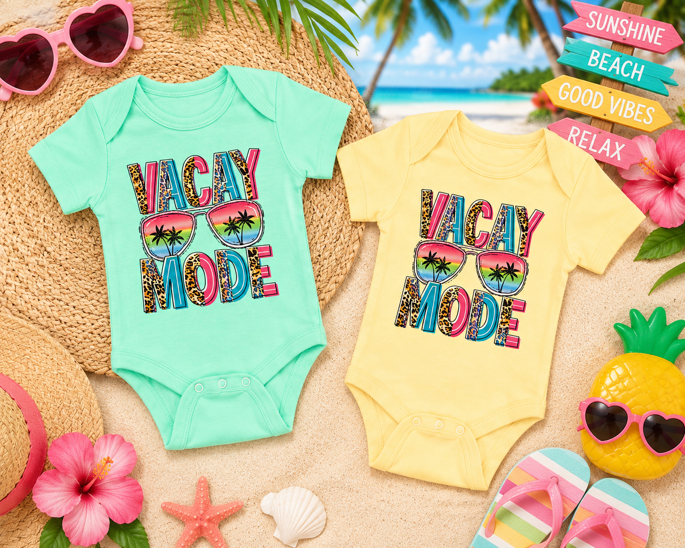 Vacay Mode Onesie
