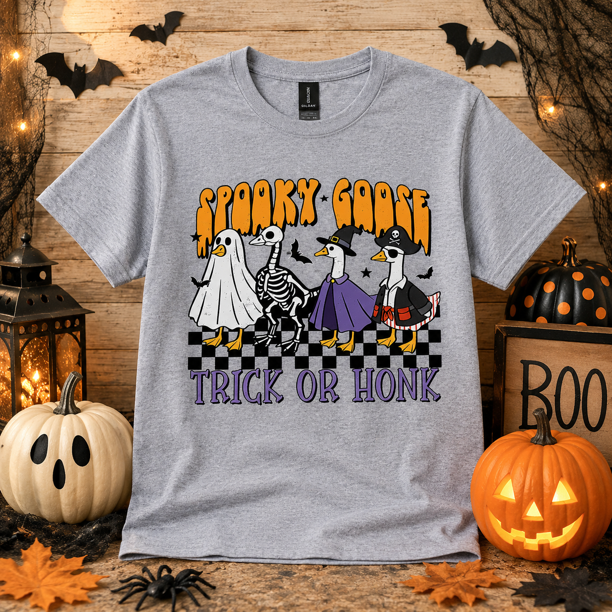 Spooky Goose Adult Shirt