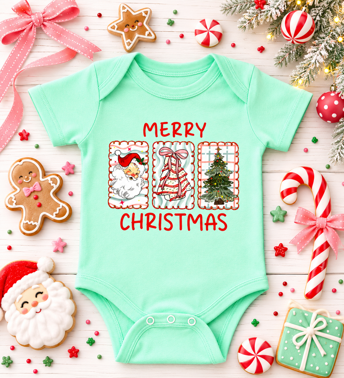 Merry Christmas Onesie