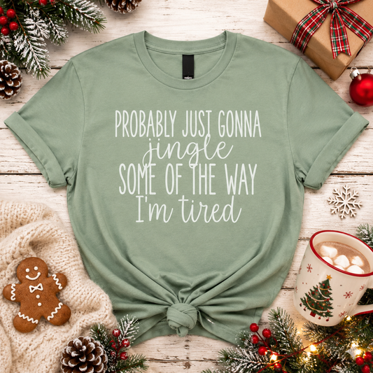 Jingle Some of the Way Adult Shirt
