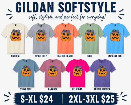 Pumpkin Girl Adult Shirt
