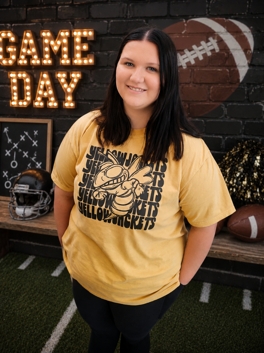 Oxford Yellow Jackets Comfort Colors Adult Shirt