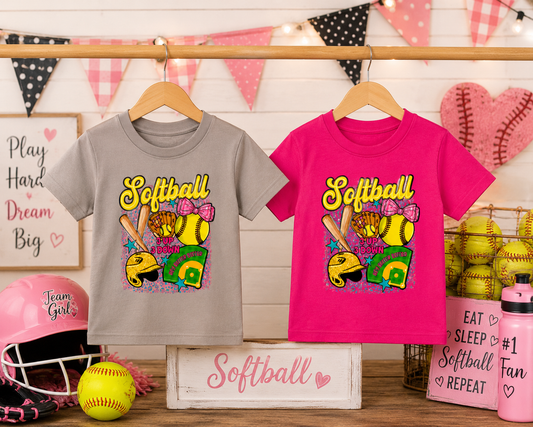 Softball Toddler Shirt