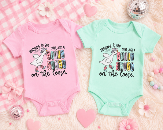 Silly Goose on the Loose Onesie