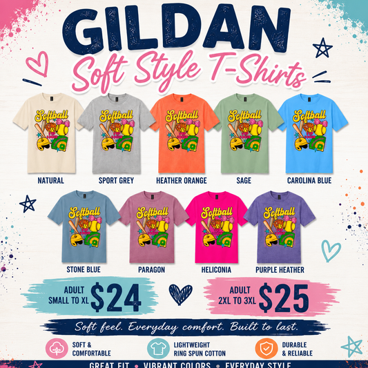 Softball (Gildan Soft Style) Adult Shirt