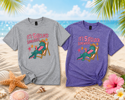 5'Oclock Somewhere Adult Shirt