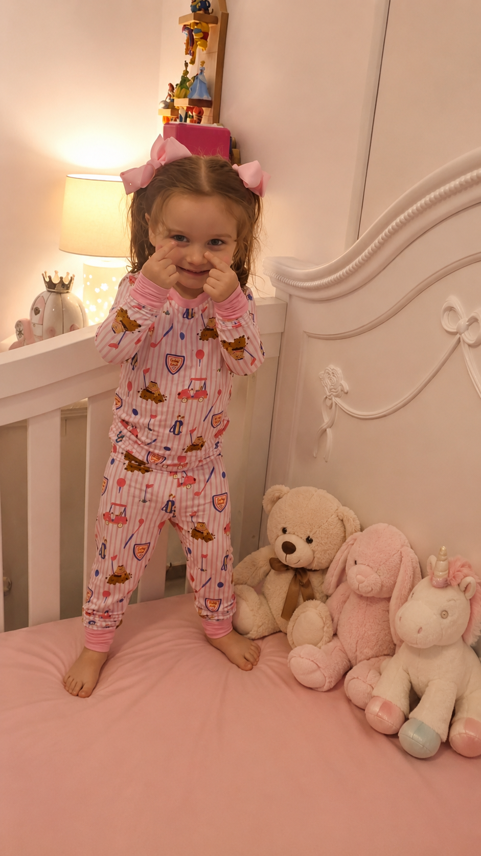 KiKi+LuLu: PREORDER 2-Pc Boy/Girl Golf PJ's