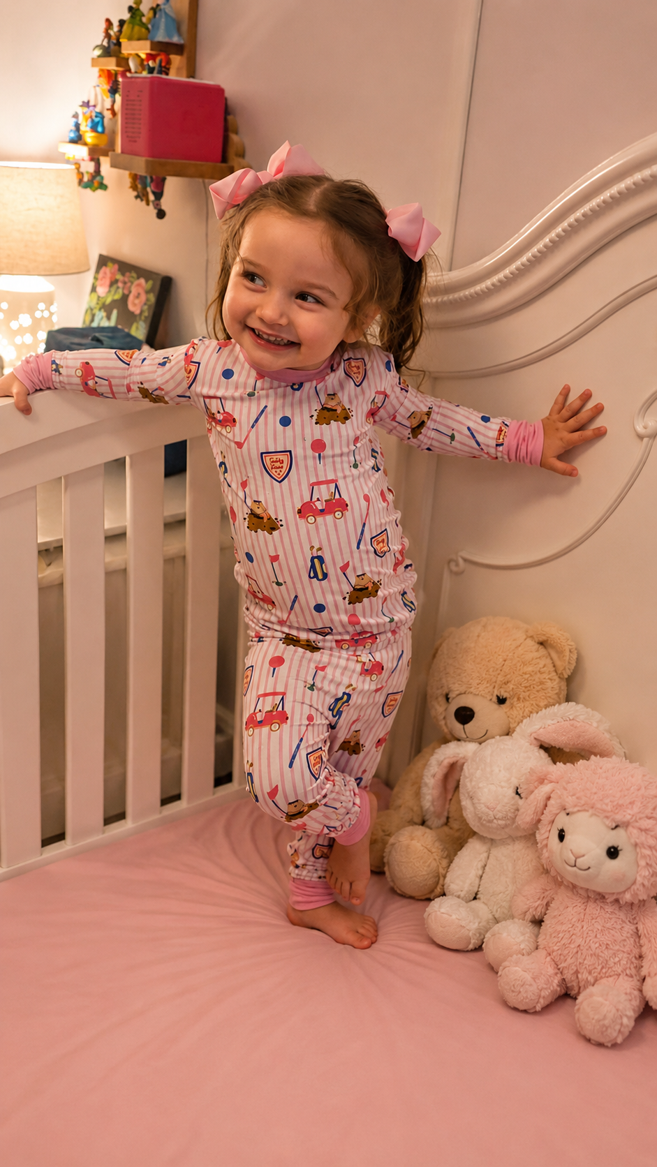 KiKi+LuLu: PREORDER 2-Pc Boy/Girl Golf PJ's