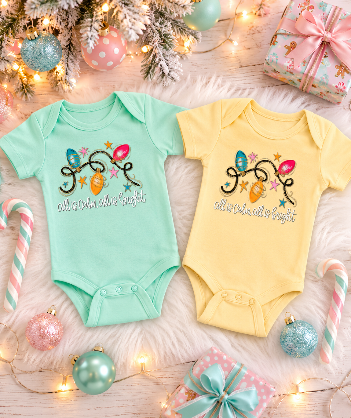 All is Calm, All is Bright Onesie