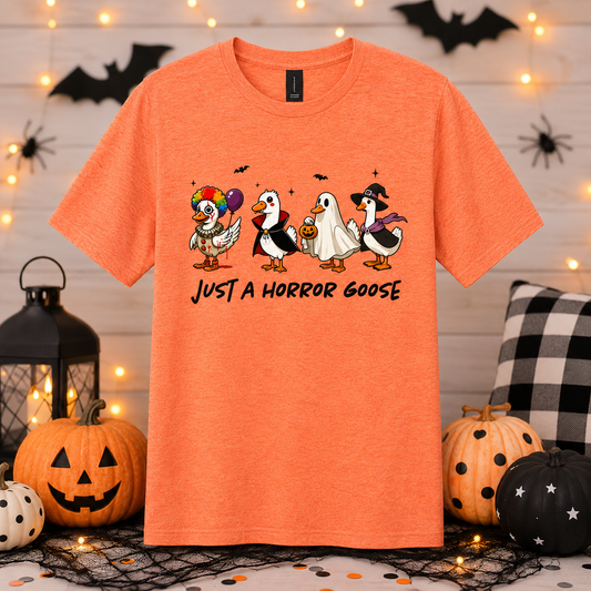 Just a Horror Goose Adult Shirt