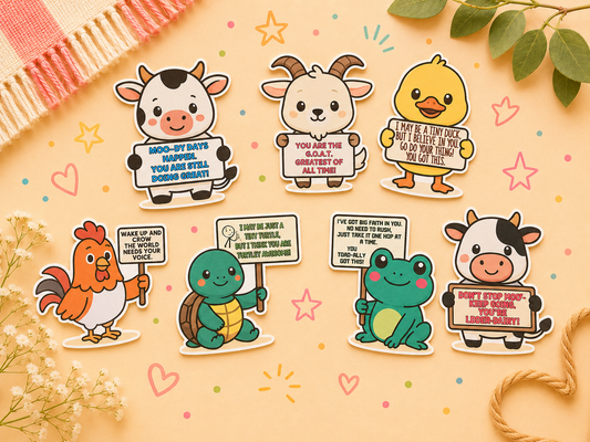 Animal Saying Stickers
