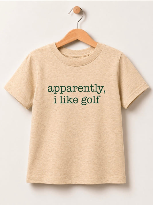 Apparently I Like Golf T-shirt